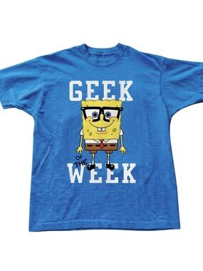 Gildan Geek of the Week Blue Graphic Tee